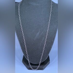 Elegant Unisex .925 Italy Silver Chain Necklace